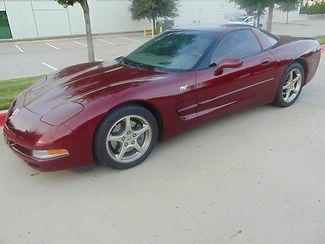 Chevrolet : Corvette 50th Anniversary Edition 2003 red 50 th anniversary edition