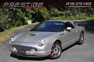 Ford : Thunderbird 50th Anniversary 2005 thunderbird 50 th anniversary convertible hard top only 39 000 miles