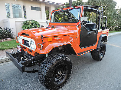 Toyota : Land Cruiser FJ40 4.3L Turbo 400 Power Four Wheel Disc Brakes 1972 toyota fj 40 land cruiser 4.3 l turbo 400 4 rough country lift very clean
