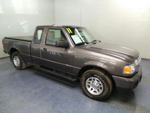 2011 FORD RANGER 4 DOOR EXTENDED CAB LONG BED TRUCK
