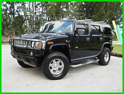 Hummer : H2 Base Sport Utility 4-Door 2004 hummer h 2 4 wd 6.0 l vortec v 8 automatic full 3 rd row seat loaded