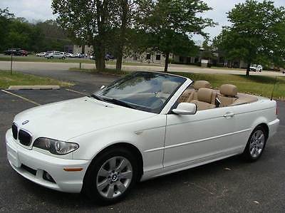 BMW : 3-Series 325Ci 2dr Convertible 2005 bmw 3 series 325 ci convertible low miles clean carfax