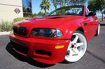BMW : M3 M3 Convertible 6 Speed 04 red m 3 convertible must see clean carfax like 2001 2002 2003 2005 2006 2008