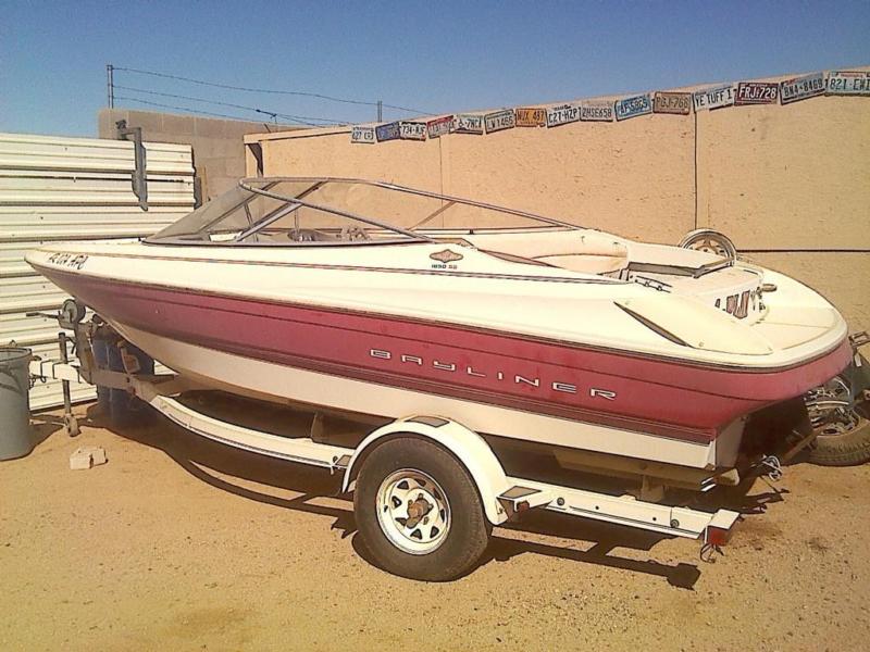 bayliner boat and trailer whole / parts