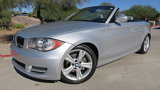 BMW : 1-Series 128i 2010 128 i convertible 1 owner carfax autocheck certified sport premium loaded