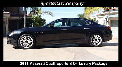 Maserati : Quattroporte QP S Q4 2014 maserati quattroporte s q 4 black luxury package awd beautiful inside out