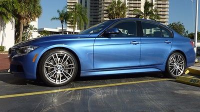BMW : 3-Series 335i 2013 bmw 335 i msport 6 spd manual estoril blue loaded warranty mint condition
