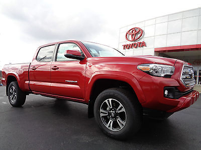 Toyota : Tacoma Double Cab Long Bed 4x4 TRD Sport Nav Push Start New 2016 Tacoma Double Cab 4x4 TRD Sport Long Bed Navigation Camera Red 4WD