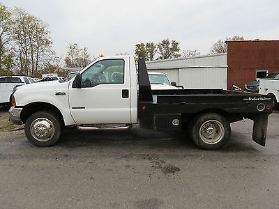 Ford : F-350 F450 4X2 REG CAB CHASSIS 7.3 POWERSTROKE AUTO FLAT NICE HAULING TRUCK!EXCELLENT FLAT BED!CLEAN INTERIOR!RUNS EXCELLENT!200K MILES!!