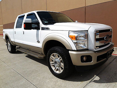 Ford : F-250 King Ranch Crew Cab 4X4 6.7L DIESEL Nav Cam 1Owner 2012 ford f 250 king ranch crew cab short bed 4 x 4 6.7 l diesel nav cam one owner