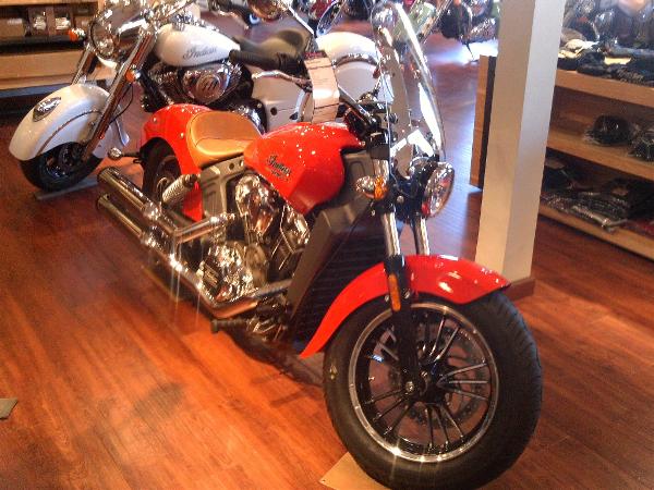 2016  Indian Motorcycle  Scout Indian Red