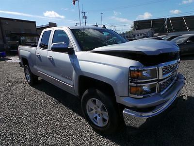 Chevrolet : Silverado 1500 1500 CHEVROLET SILVERADO CREW CAB 4X4 2015 REPAIRABLE GOOD TITLE