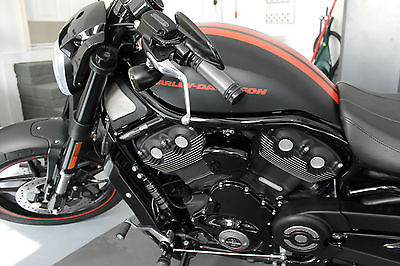 Harley-Davidson : VRSC Black Denim with Orange Stripes ONLY 600 MILES w/ ABS & Security System! A Steal