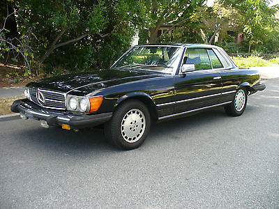 Mercedes-Benz : SL-Class Black Timeless California Rust Free Mercedes Benz 450 SLC Great Condition  RARE COUPE