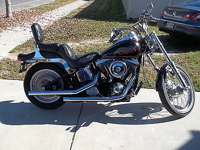 Harley-Davidson : Softail 1988 harley davidson fxstc softail fresh motor new tires carb battery