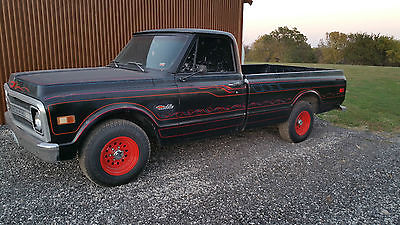 Chevrolet : C-10 custom 1970 chevy c 0 pickup with a 350 stroker and a 350 trans