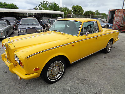 Rolls-Royce : Silver Shadow YELLOW RLLS ROYCE BENTLEY ONE OF PICK UP TRUCK FLORIDA CAR EXCELENT CALL 954-633-8901