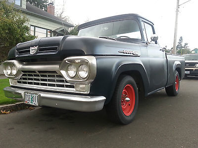 Ford : F-100 1960 ford f 100 hot rod pick up truck