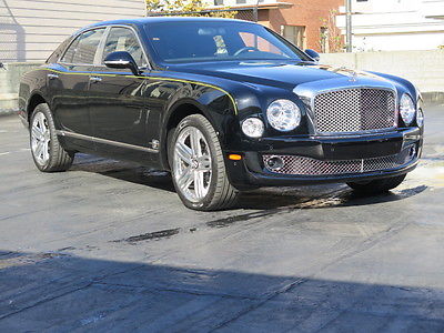 Bentley : Mulsanne in Black Crystal with only 2,736 miles! 2016 bentley mulsanne in black crystal with beluga interior low miles like new