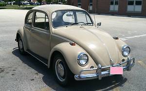 Volkswagen : Beetle - Classic 2-Door Coupe 1967 volkswagen beetle 1500 cc 4 cyl 4 spd manual beige ext black int clean