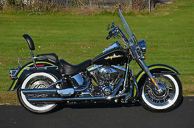 Harley-Davidson : Softail 2006 2 tone harley davidson heritage softail deluxe flstni low miles many extras