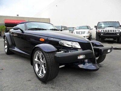 Chrysler : Prowler 2001 chrysler prowler mulholland edition midnight blue pearl with pinstriping