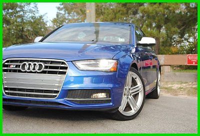 Audi : S4 S-4 6 Speed Manual B&O Navigation Nav 19's 3.0T Repairable Rebuildable Salvage Wrecked Runs Drives EZ Project Needs Fix Low Mile