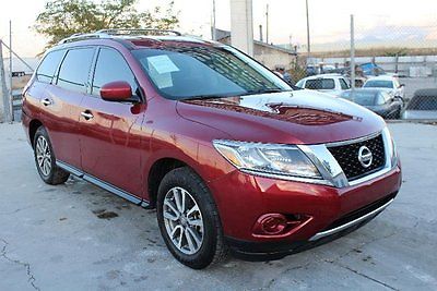 Nissan : Pathfinder SV 4WD 2013 nissan pathfinder sv 4 wd crashed project perfect family suv wont last