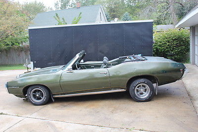 Pontiac : Le Mans LE Mans 1969 pontiac le mans lemans convertible gto tempest 350 no reserve runs