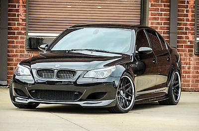 BMW : M5 E60 2008 bmw m 5 e 60 black 41 k miles ess supercharged 6 mt best e 60 on ebay 582 whp