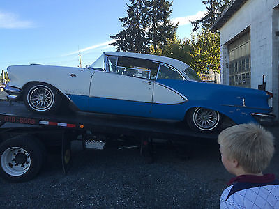 Oldsmobile : Ninety-Eight HOLIDAY BARN FIND 1956 OLDSMOBILE 98 HOLIDAY RARE SOLID CAR