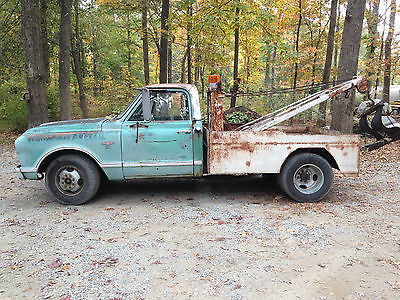 Chevrolet : C-10 wrecker  1967 c 30 tow truck wrecker drive restore rat rod dually great advertising