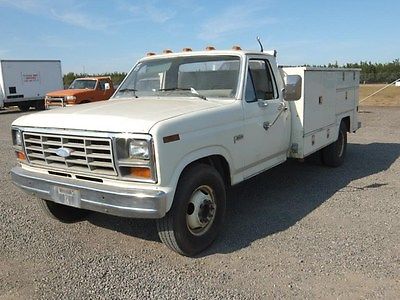 Ford : F-350 2 Door 1982 ford f 350 with huge 10 foot utility box bed