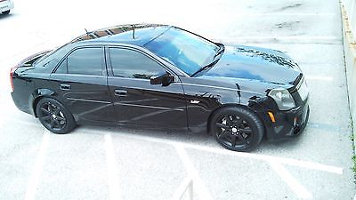 Cadillac : CTS V 2005 cadillac cts v 400 hp 6 spd black on black adult owned unabused