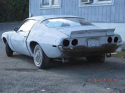 Chevrolet : Camaro Z 28 1973 chevrolet camaro v 8 automatic needs work rs ss copo motion clone