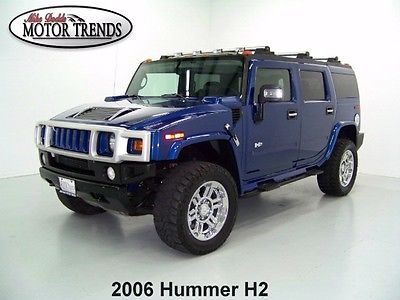 Hummer : H2 LIMITED EDITION CHROME WHEELS 4WD CUSTOM SOUND SYSTEM 2006 hummer h 2 4 x 4 pacific blue limited edition nav dvd sunroof 1 owner 75 k