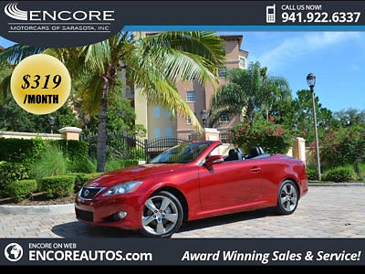 Lexus : IS CONVERTIBLE 2010 lexus is 250 convertible luxury package navigation cooled seats