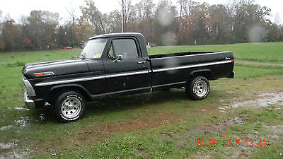 Ford : F-100 Rat Rod , High performance Ford , F100 351 Cleveland , Cherry Pickup ,