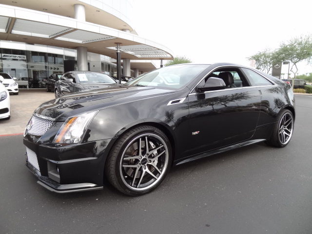 Cadillac : CTS CTS-V 12 black 6.2 l v 8 supercharged automatic navigation sunroof miles 16 k coupe