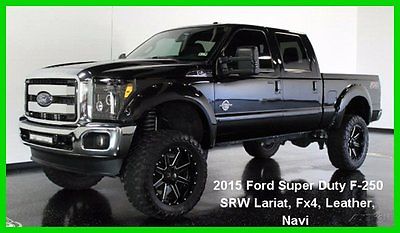 Ford : F-250 Lariat 2015 ford f 250 lariat lifted 6.7 l v 8 32 v automatic four wheel drive pickup truck
