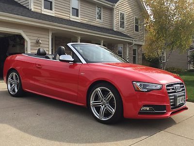 Audi : S5 Cabriolet Convertible 2-Door very low mileage, like new, S5 Cabriolet Quattro with winter and summer wheels