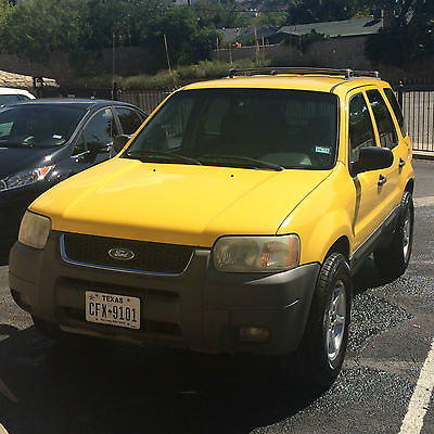 Ford : Escape XLT 2003 ford escape xlt yellow used good condition