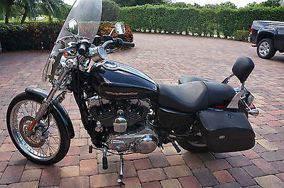 Harley-Davidson : Sportster Like New 2007 Black Harley Sporster Custom XL 1200 C