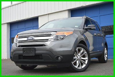 Ford : Explorer XLT 4WD AWD 4X4 Leather Navigation Sync Moonroof Repairable Rebuildable Salvage Lot Dives Great Project Builder Fixer EZ Rear Hit