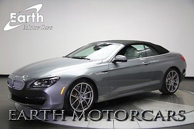 BMW : 6-Series Convertible 2013 bmw 650 i convertible 21 k miles heads up heated cooled seats wow