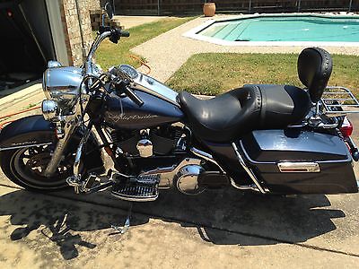 Harley-Davidson : Touring Excellent blue 2008 Road King with 4212 original miles and owner. Detachable wi