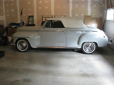 Plymouth : Other Special Deluxe 1948 plymouth hot street rod convertible 3 window coupe mopar not a rat rod l k