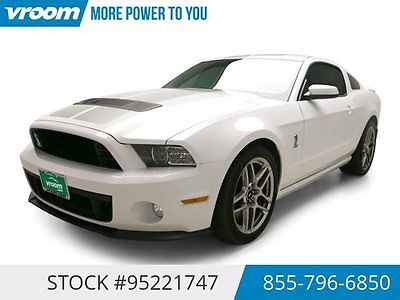 Ford : Mustang Shelby GT500 Certified 2014 3K MILES SHAKER 2014 ford mustang shelby gt 500 3 k miles shaker bluetooth manual cln carfax vroom