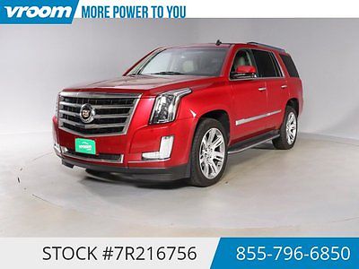 Cadillac : Escalade Luxury Certified 2015 12K MILE 1 OWNER NAV SUNROOF 2015 cadillac escalade 12 k miles nav sunroof rearcam aux usb 1 owner cln carfax