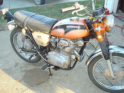 Honda : CL 1971 honda cl 350 low miles great cafe racer project